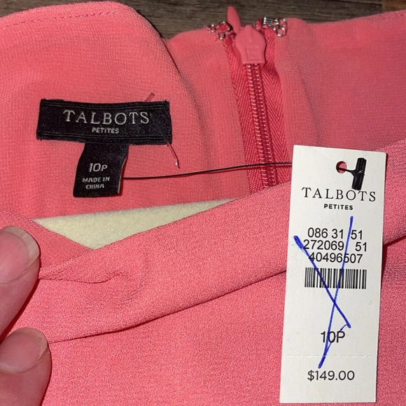 Talbots Pink Midi Dress - Picture 6 of 12
